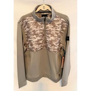 GHOST Golf The Dawn Patrol 1/4 Zip Grey Mens Size Large NWT In Bag